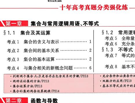 2027版高考数学十年真题分类汇编专题训练电子版
